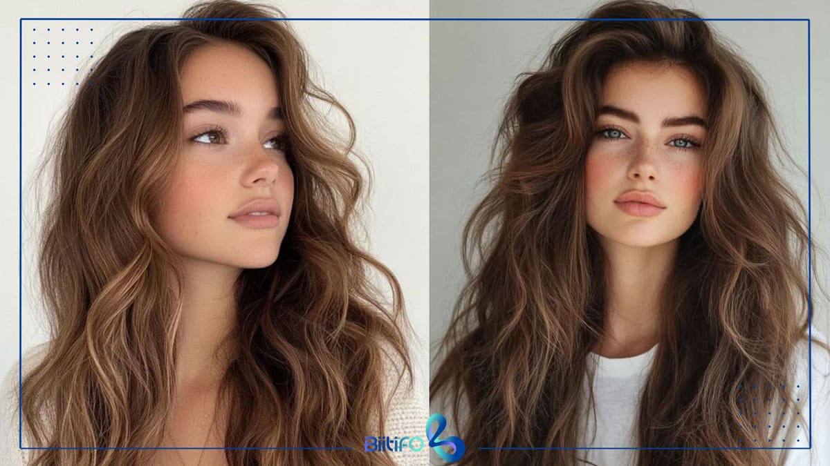 مدل مو لایه‌ای حجیم