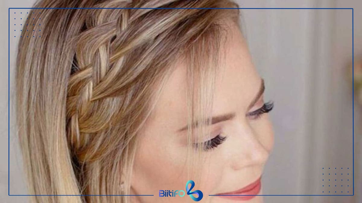 موی بافت کوتاه برای عروسی رفتن
