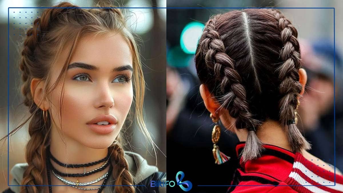 بافت بوکسر (Boxer Braids)