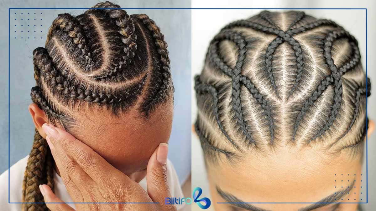 بافت کورن‌رو (Cornrows Braids)