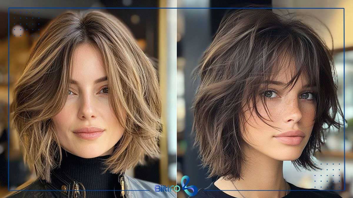 باب لایه‌ای برای صورت کشیده و بلند 
