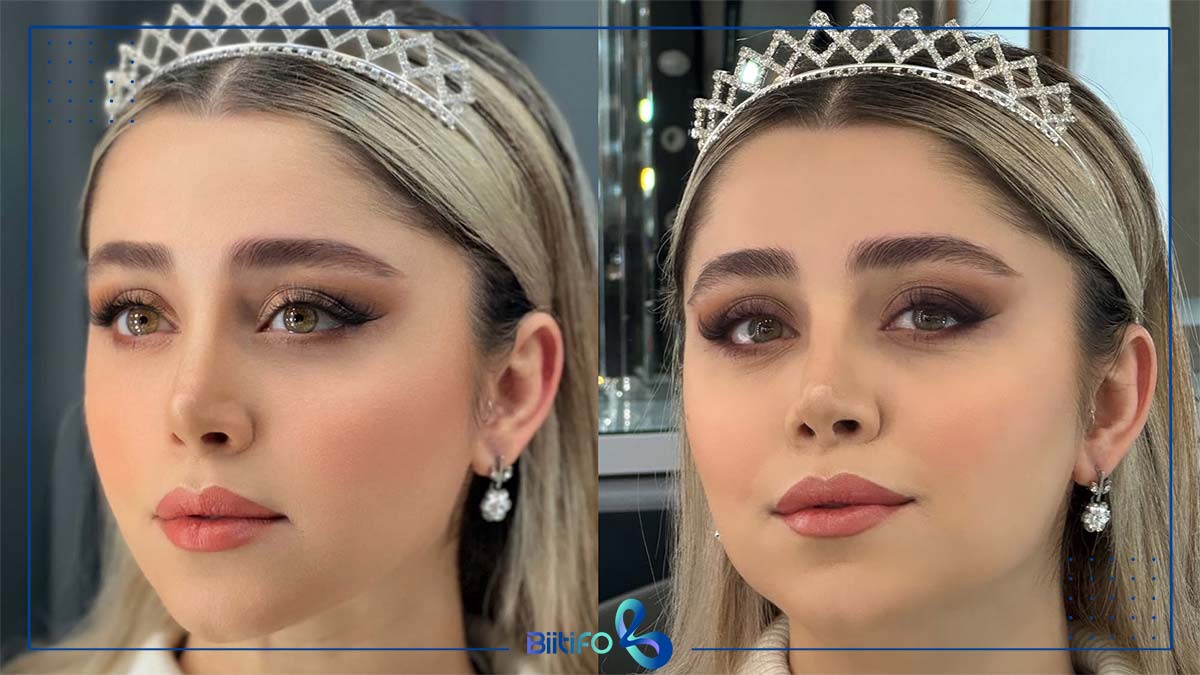 میکاپ عروسکی ساده برای عروس