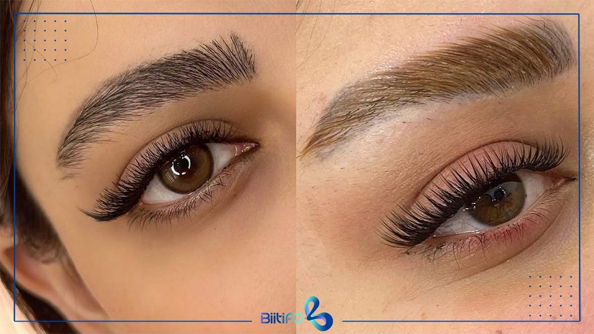 انواع مدل های کاشت مژه کلاسیک
