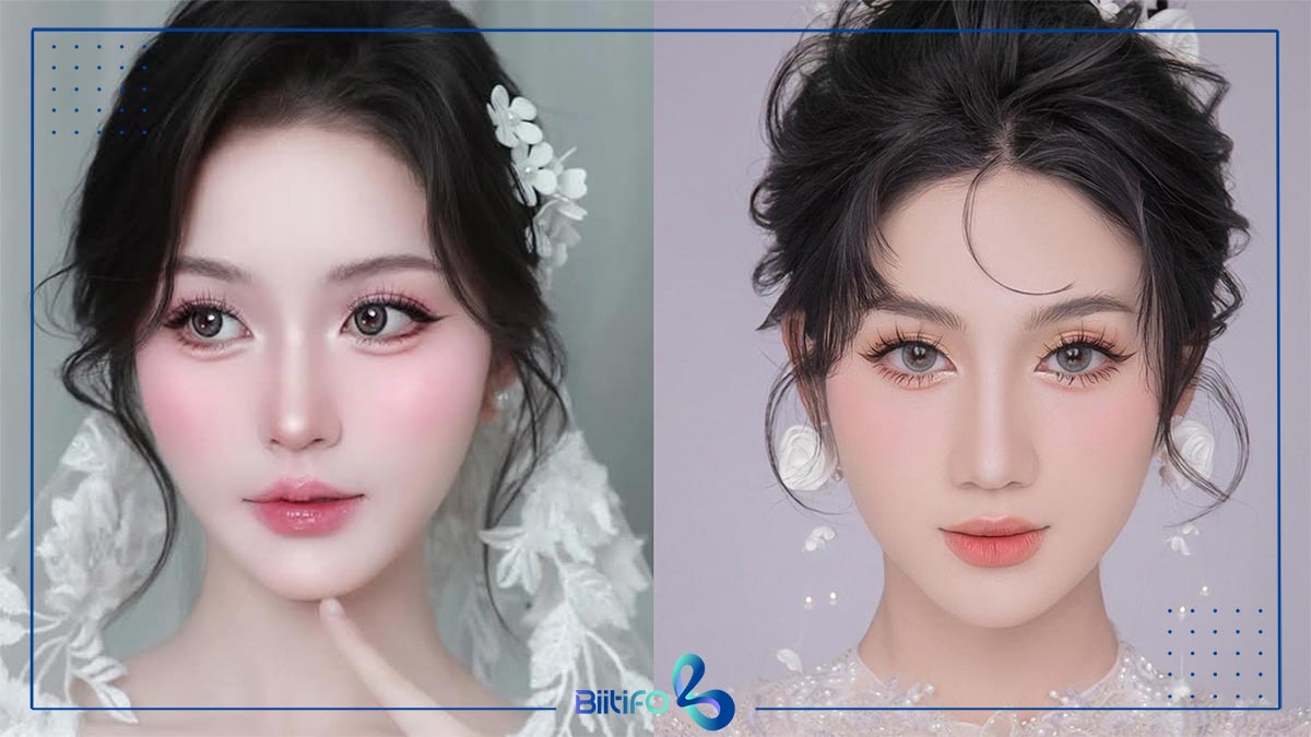 میکاپ عروسکی کره‌ای عروس