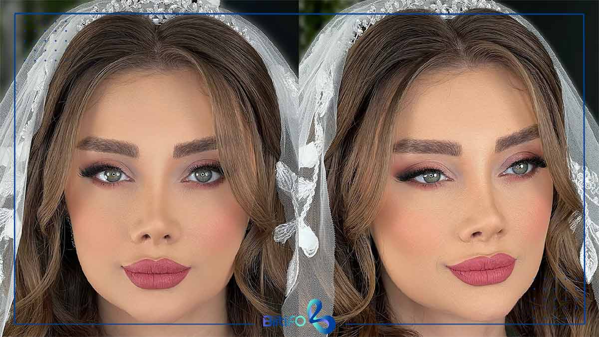 میکاپ عروسکی صورتی عروس