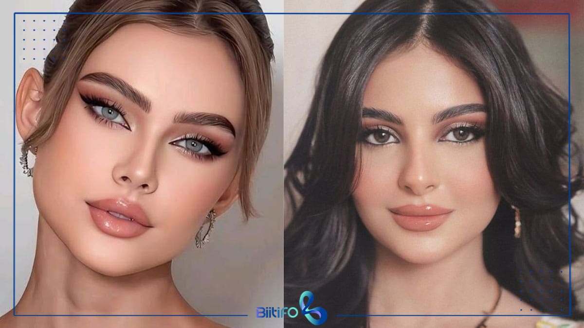 میکاپ عربی ملایم