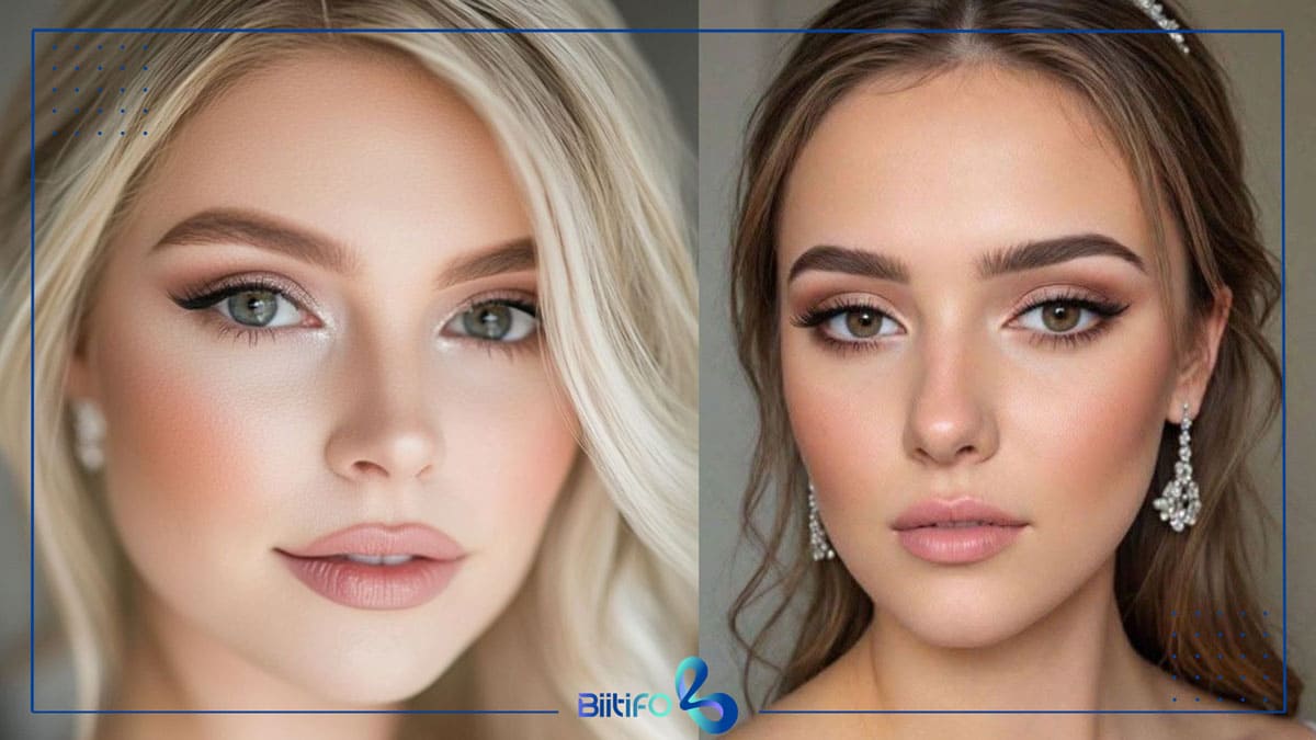 میکاپ لایت نود برای عروس