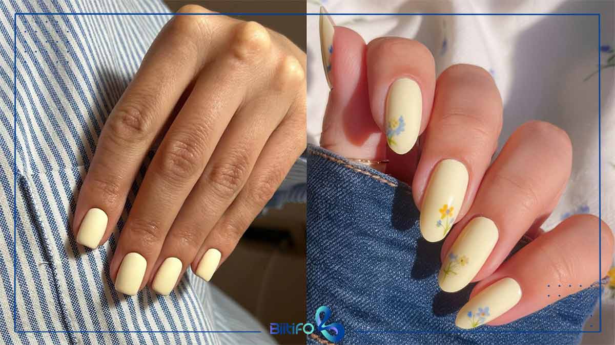زرد کره‌ای با لباس آبی پاستلی یا کت جین