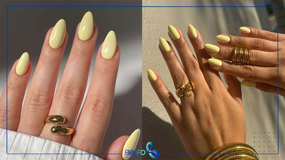 انتخاب زرد کره‌ای در کنار اکسسوری‌های طلایی