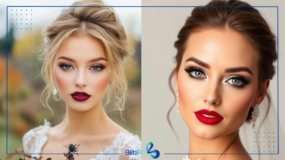 رژ لب‌های قرمز