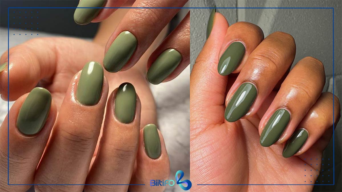 لاک سبز برای پوست سبزه
