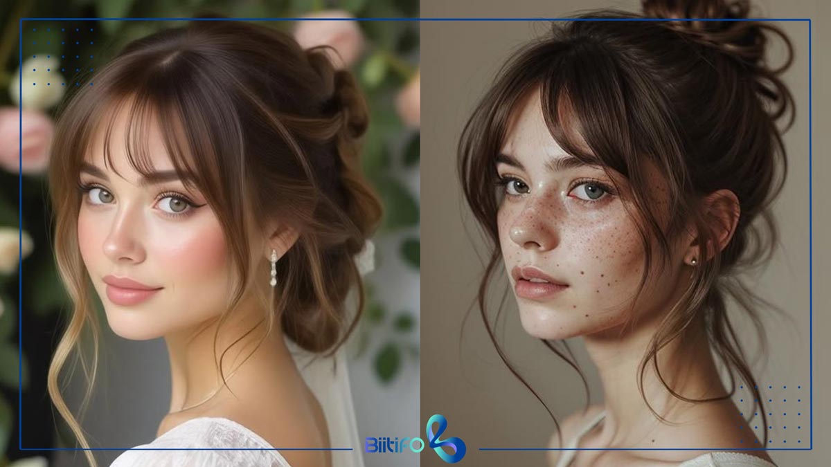 مدل موی چتری پرده‌ای