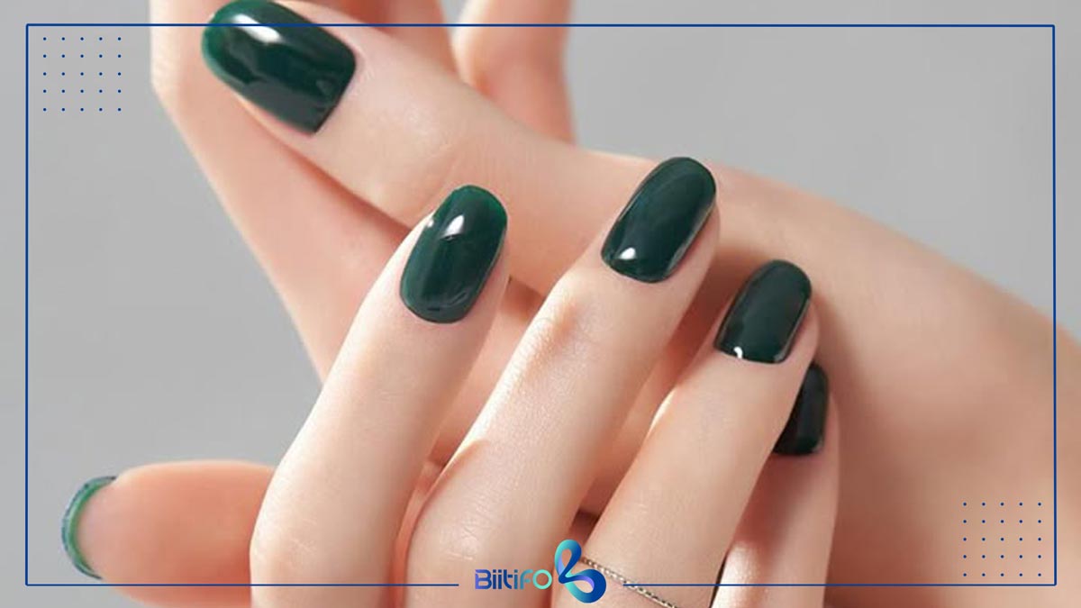 رنگ لاک سبز یشمی