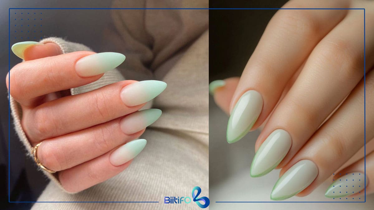 رنگ لاک سبز پاستیلی