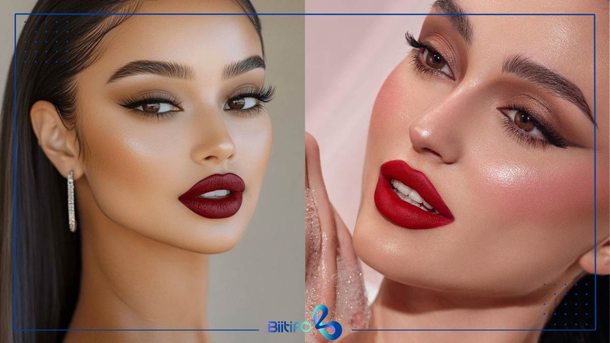 آرایش عروس با موی مشکی