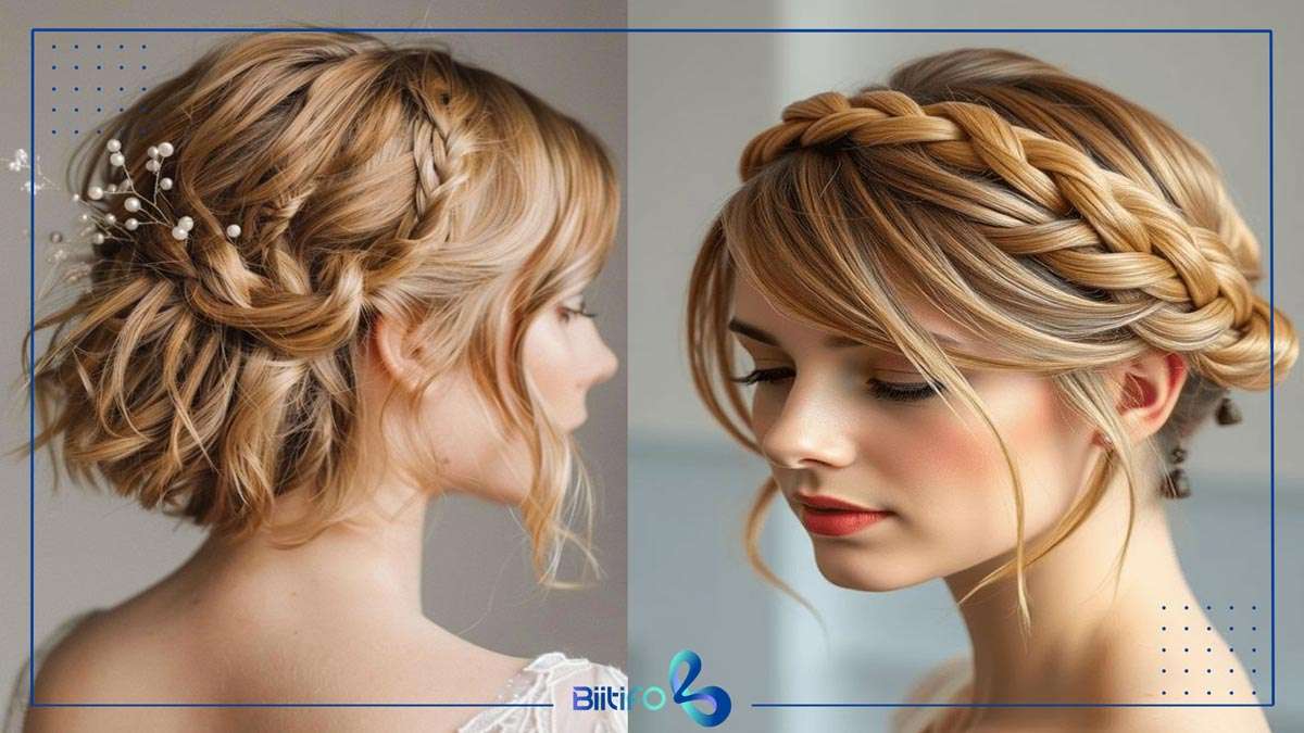 بافت تاجی با اکسسوری