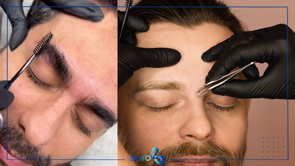 آموزش اصلاح ابرو مردانه