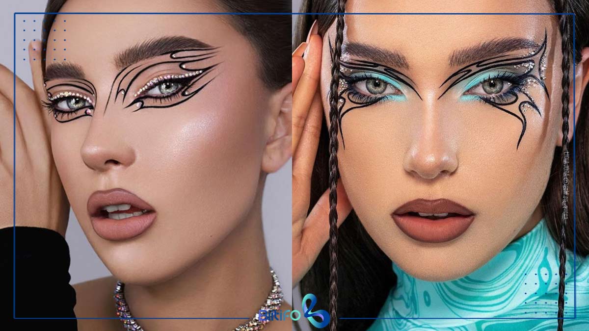 میکاپ ژورنالی خطی