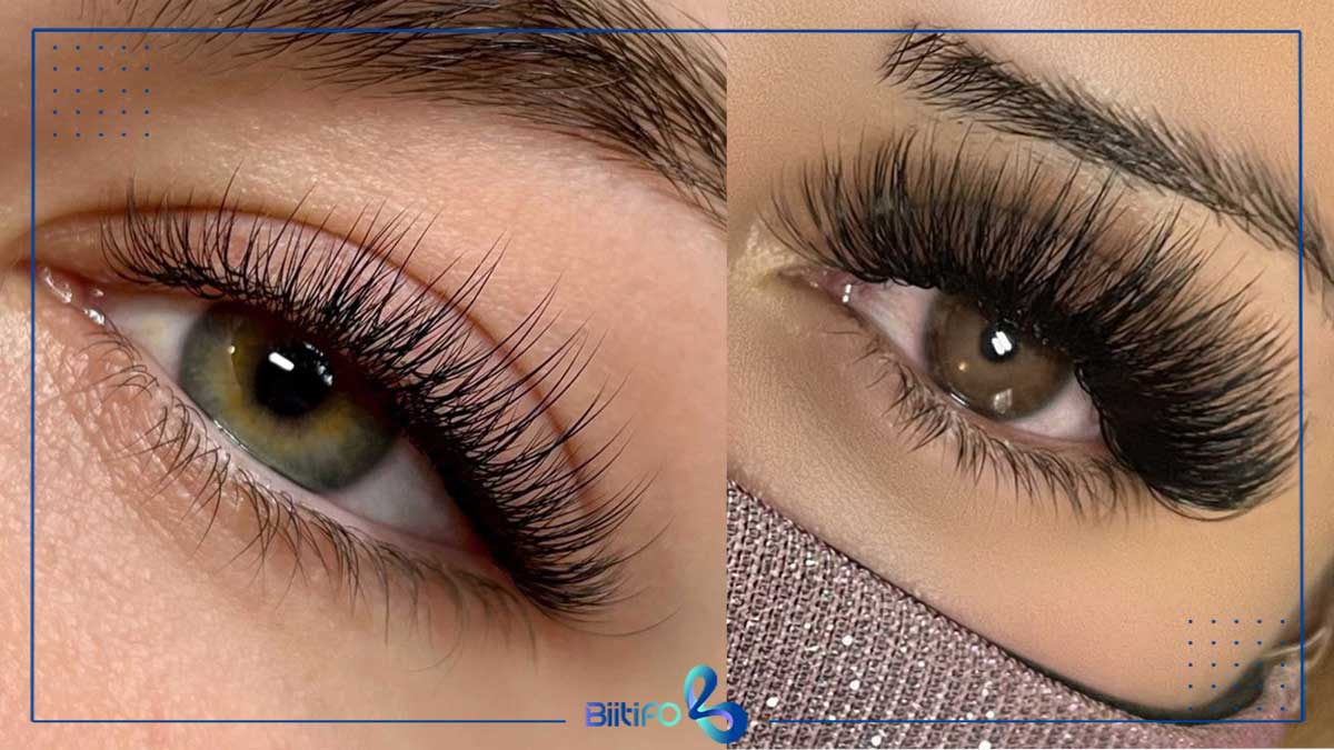  تفاوت کاشت مژه اسپایکی با والیوم و کلاسیک