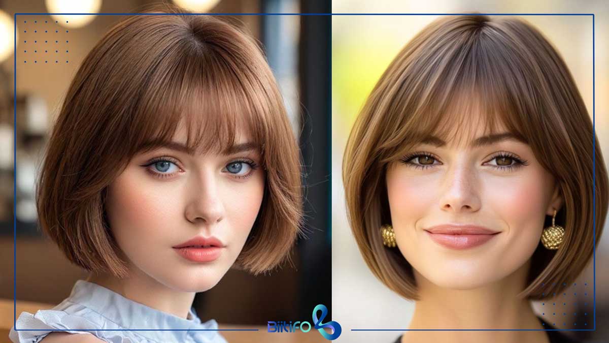 مدل مو باب با چتری