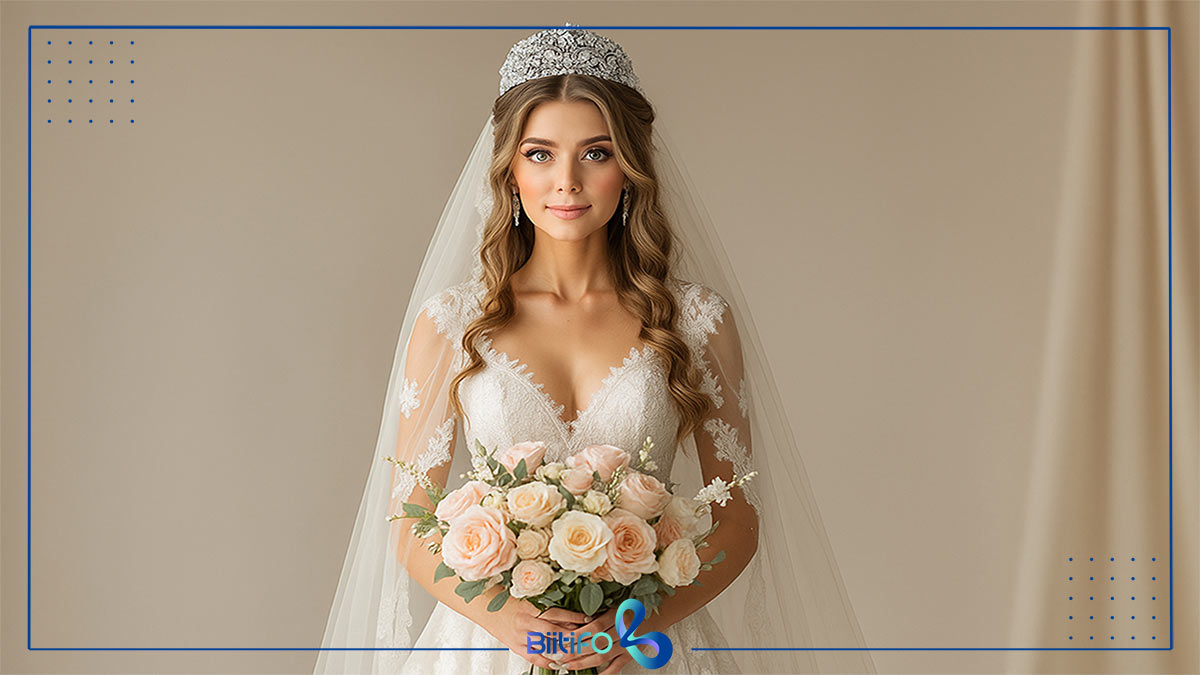 مدل مو باز عروس